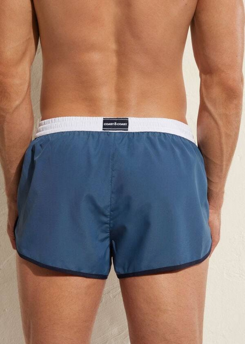 Calzedonia Venice Beach Eco Badehose Herren Blau | DE1275RW