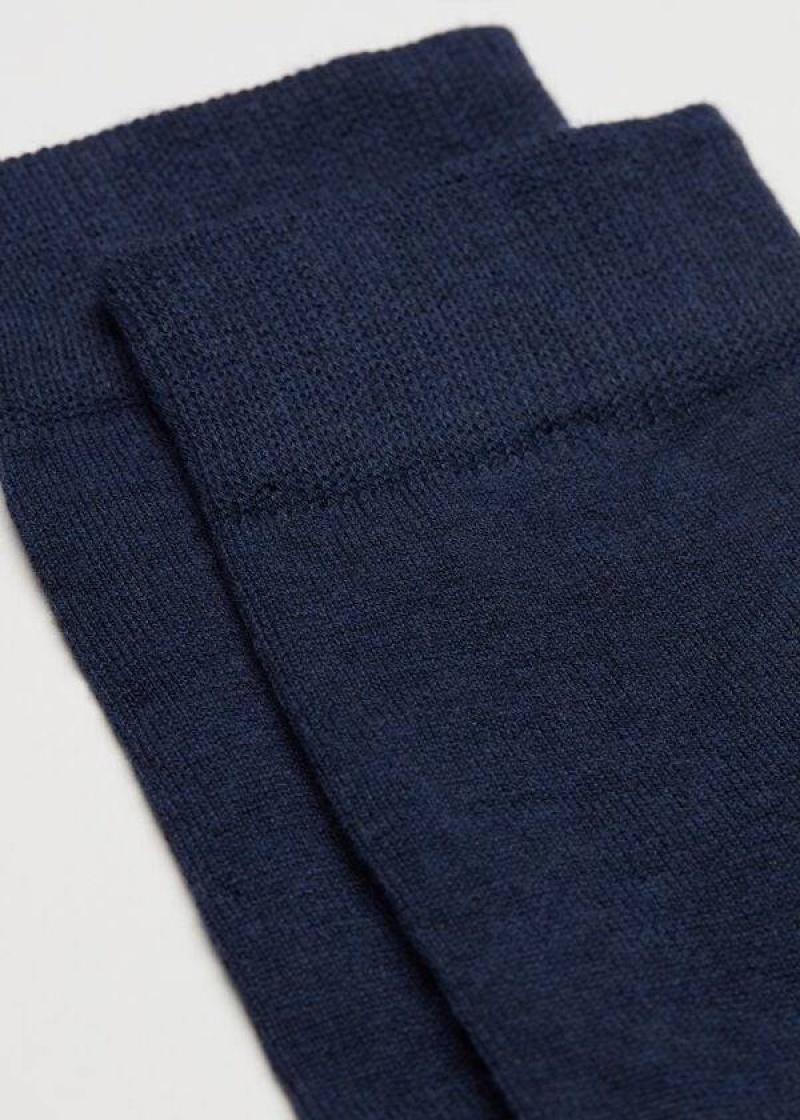 Calzedonia Warm Baumwoll Crew Socken Herren Navy | DE1351WY